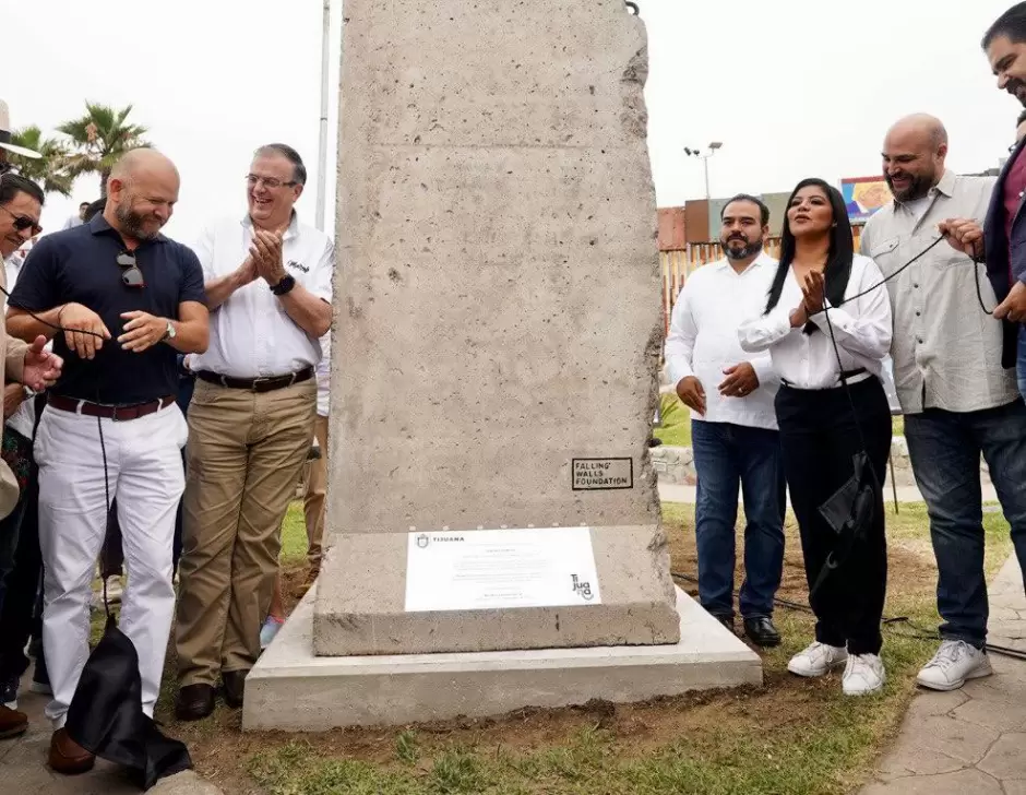 Marcelo Ebrard en Tijuana