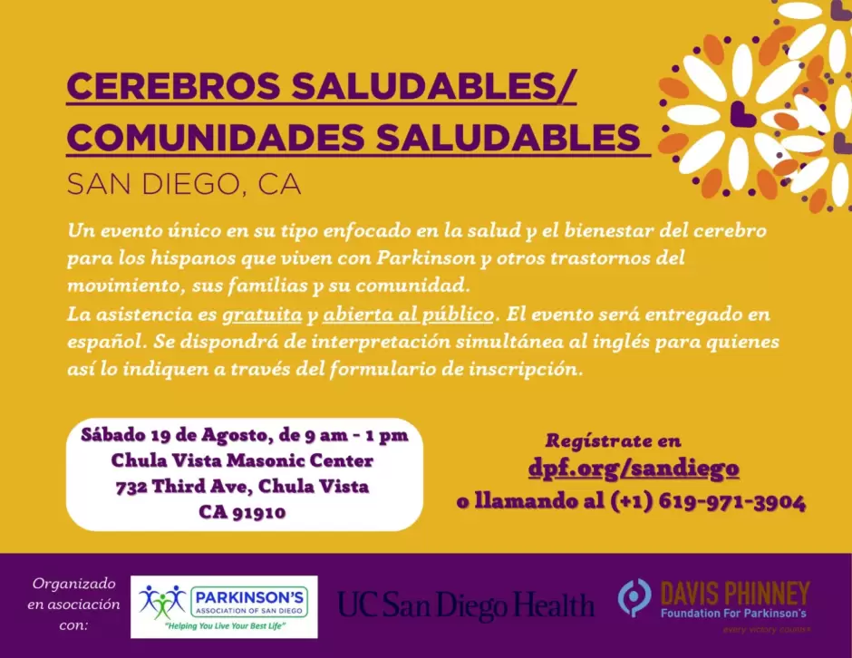 Evento comunitario bilinge "Cerebros Saludables / Comunidades Saludables"