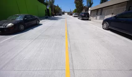 Obra de pavimentacin en delegacin La Presa ALR