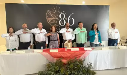 Ceremonia de celebracin del 86 aniversario del Ejido Nacionalista Rodolfo Snch