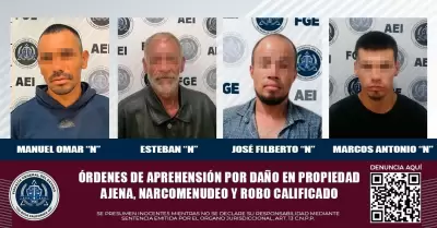 4 hombres fueron capturados