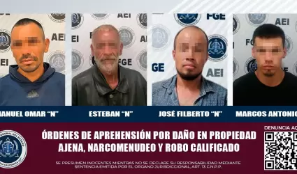 4 hombres fueron capturados