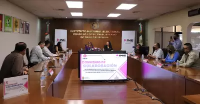 Firma INE BC Convenio de Colaboraci�n con el Instituto de la Mujer para el munic