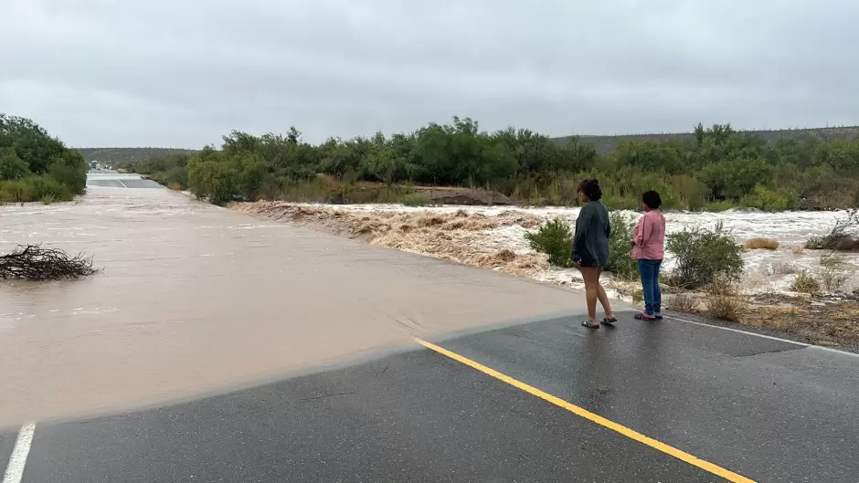 Arroyos en carretera transpeninsular