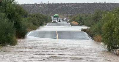 Arroyos en carretera transpeninsular