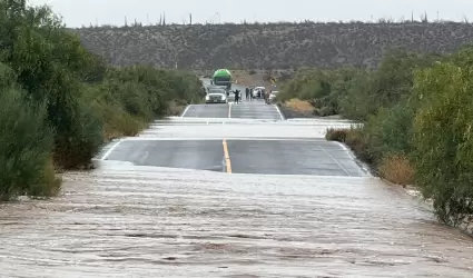 Arroyos en carretera transpeninsular