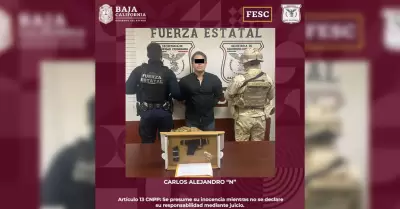 Detenido con arma