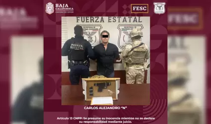 Detenido con arma