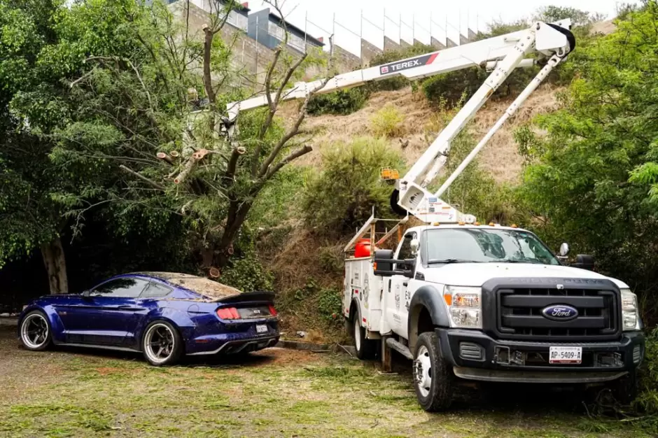 Supervisin de limpieza y mantenimiento urbano por lluvias