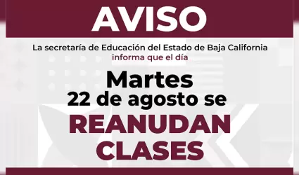 Reanudan clases