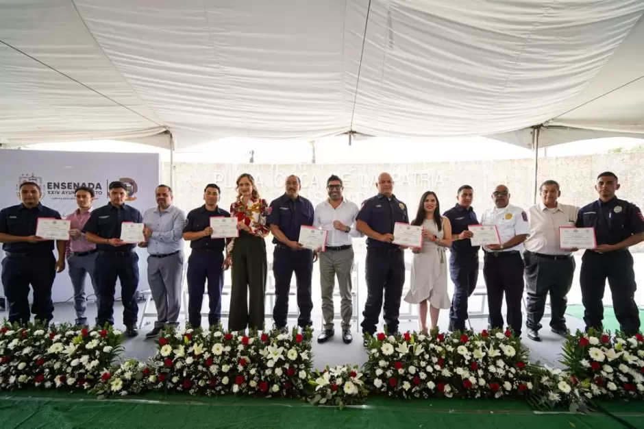 Graduacin de la Academia de Bomberos