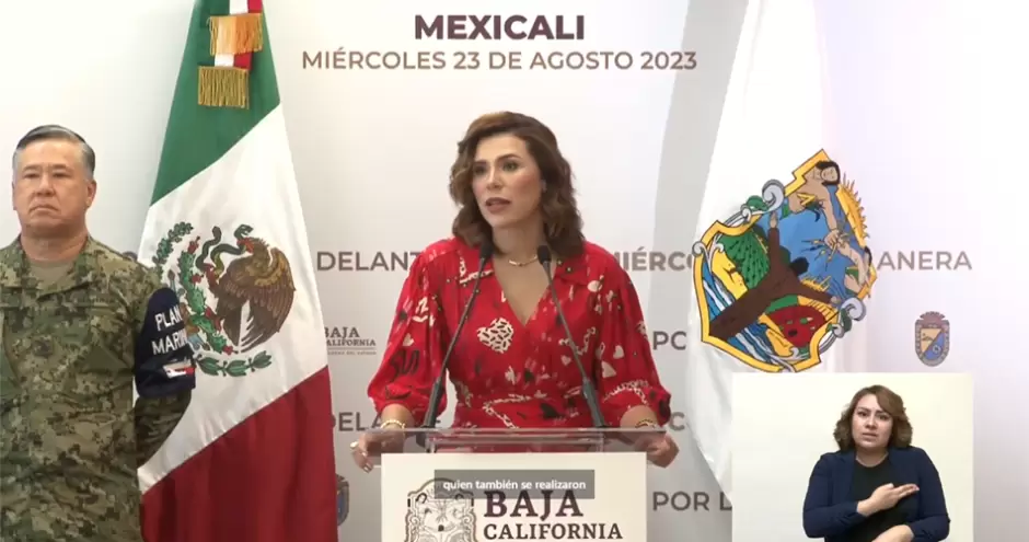 Mañanera de gobernadora BC