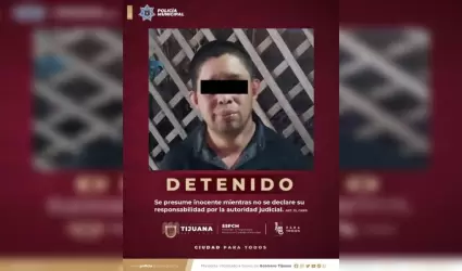 Detienen a hombre que lastimo a menor