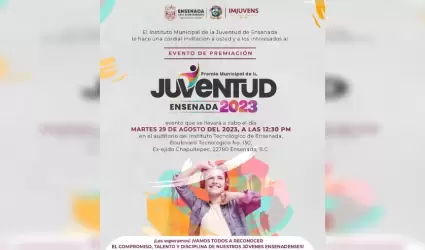 Ceremonia premios de la Juventud