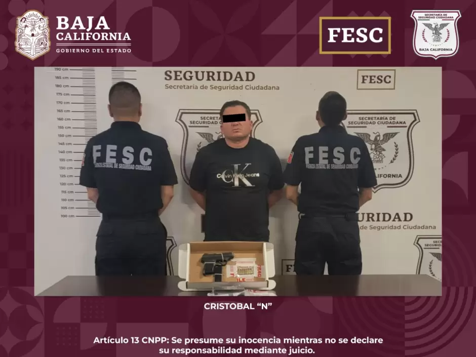 Hombres armados detenidos