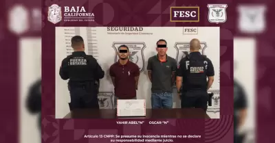 Hombres armados detenidos