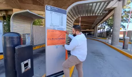 Clausuran estacionamiento del Aeropuerto de Tijuana