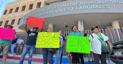 Protesta de vecinos de colonia Pea Nieto