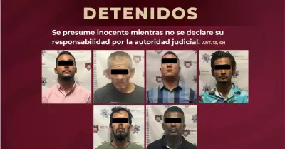 Seis personas detenidas