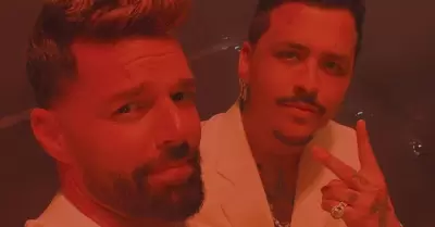 Ricky Martin y Christian Nodal aparecen juntos.