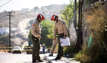 Deslizamiento en Camino Verde