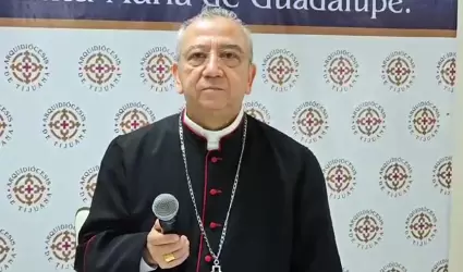 Arzobispo de la dicesis de Tijuana, Francisco Moreno Barrn