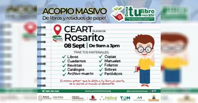 Campa�a "Dona Tu Libro Viejo" para el reciclaje y promoci�n a la lectura