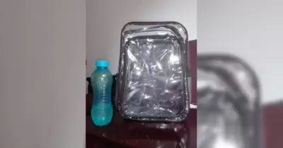 Mochila transparente