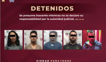 Detenidos por distintos delitos