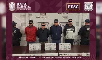 Detenidos con armas