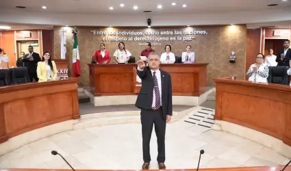 Gustavo Medina Contreras como magistrado del Tribunal Superior de Justicia