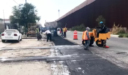 Obras en colonia Segunda Seccin