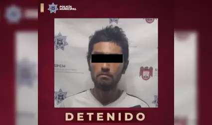 Detenido por agredir a mujer