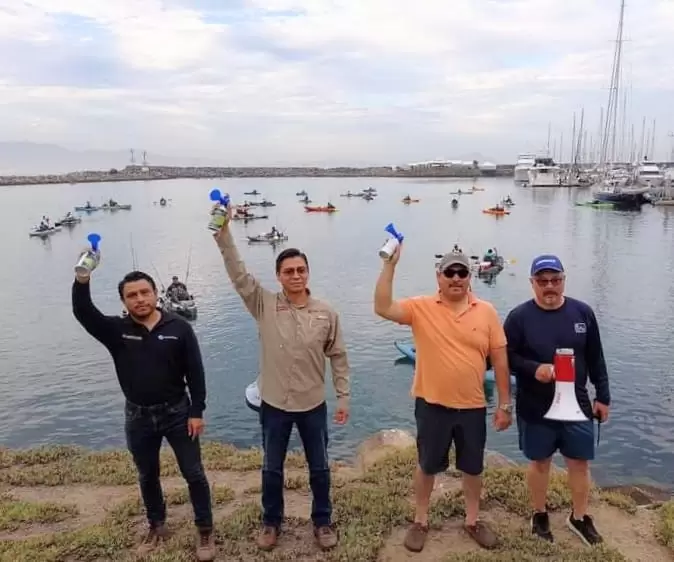 Primer torneo de pesca deportiva en kayak