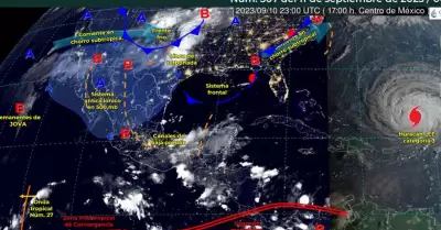 Sistemas meteorolgicos del 11 de septiembre de 2023