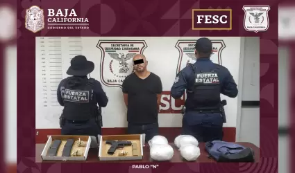 Detenido con droga