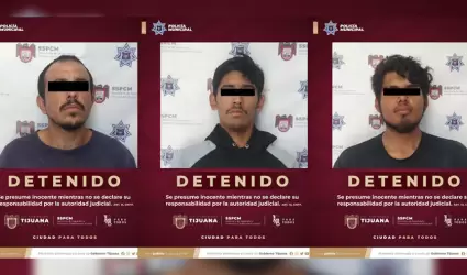 Tres detenidos con armas y chalecos antibalas