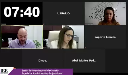 Aprueba IEEBC, en comisi�n, tres modificaciones al presupuesto de 2023