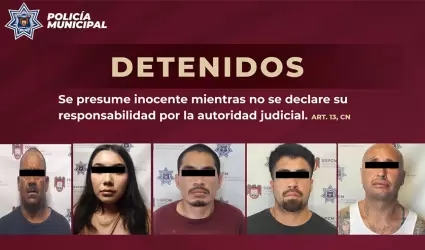 Detenidos por varios delitos