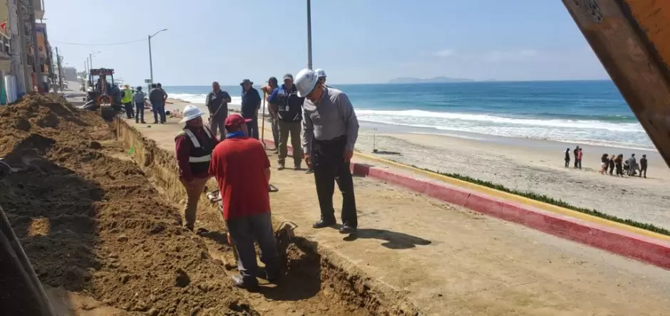 Rehabilitacin de subcolector en el Paseo Costero de Playas de Tijuana