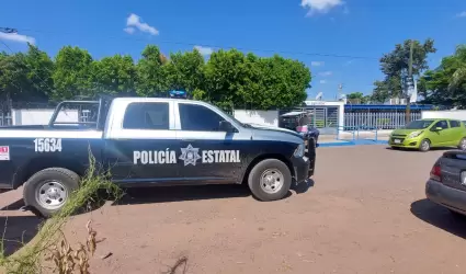 Elementos de la PESP acudieron a la zona escolar donde ocurri balacera en Ciuda