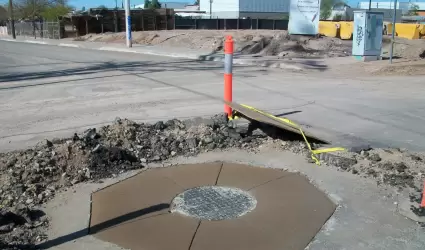 Reponen lnea de alcantarillado sanitario en colonia Ex Ejido Zacatecas