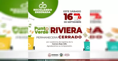 Cierran Punto Verde del Riviera por actividades de la Baja 400