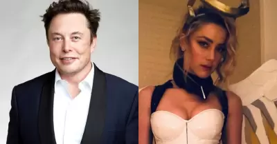 Amber Heard se visti de un personaje de videojuegos.