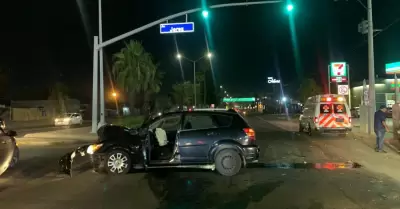 Accidente con familia lesionada