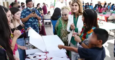 Fomenta DIF Baja California el amor a México con festejo en el albergue temporal