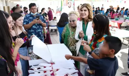 Fomenta DIF Baja California el amor a M�xico con festejo en el albergue temporal