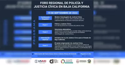 Invita Gobierno de Ensenada al Foro Regional de Policía y Justicia Cívica en BC