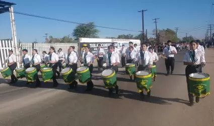 Participa alumnado de Conalep BC en actividades para conmemorar la independencia