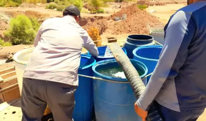 Recibe poblado ladrillera progreso agua para el bienestar de sus residentes